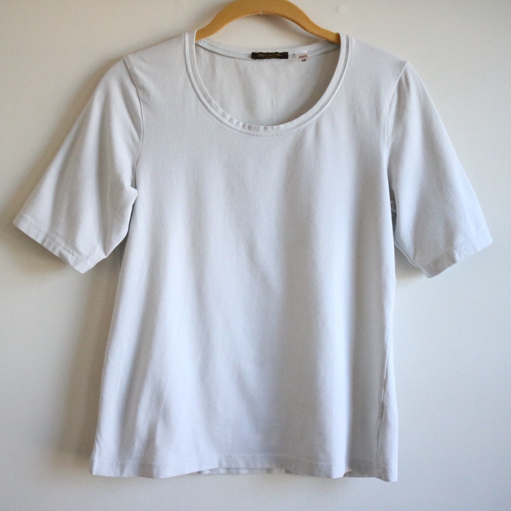 Louis Vuitton White Short Sleeve Tee Shirt